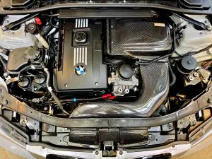 Alternative view of BMW E90 335i ARMASPEED Carbon Fiber Cold Air Intake