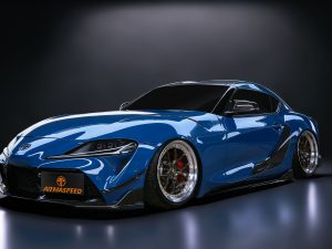 Alternative view of TOYOTA Supra A90 MK5 ARMASPEED Carbon Fiber Aerodynamic Kit