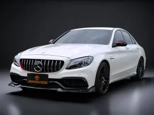 Alternative view of Mercedes-Benz W205 C63 / C63S ARMASPEED Carbon Fiber Aerodynamic Kit