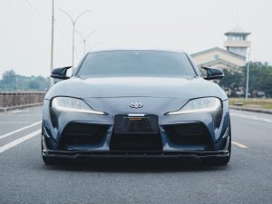 Alternative view of Toyota Supra A90 ARMASPEED Carbon Fiber Front Canards