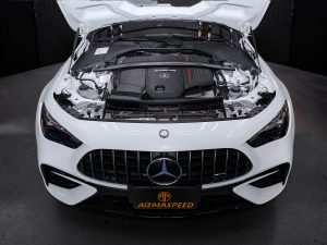 Alternative view of Mercedes-Benz C236 CLE53 ARMASPEED Carbon Fiber Cold Air Intake